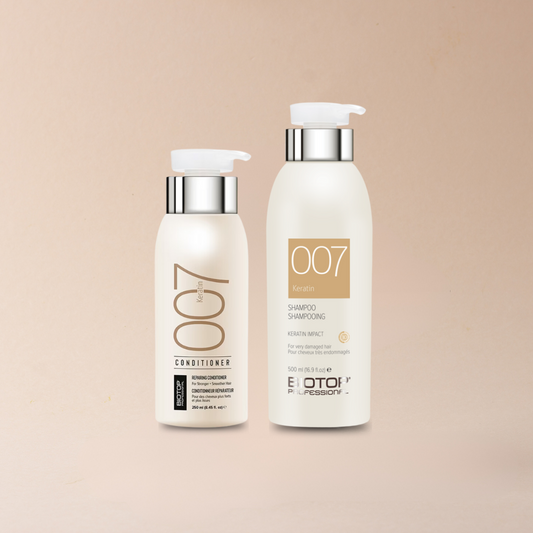 KIT Biotop 007 Keratin Impact Shampoo 250ml + Acondicionador 250ml