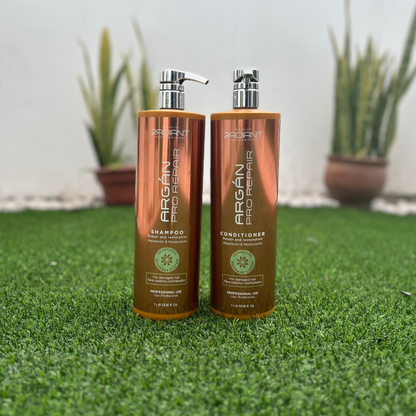 Kit Radiant Argan Pro Repair Shampoo + Acondicionador